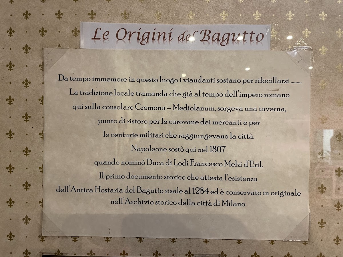 Menu Antica Trattoria Bagutto Dal 1284-8