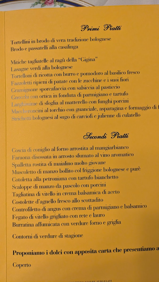Menu Antica Trattoria Della Gigina-8