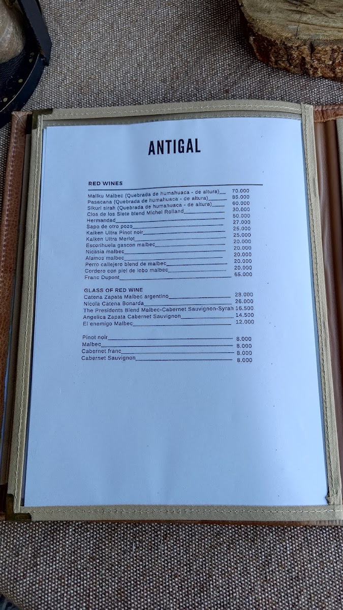 Menu Antigal Parrilla Restaurant-2