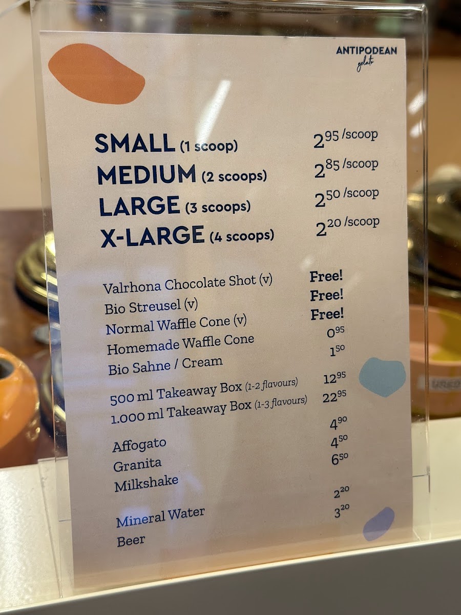Menu Antipodean Gelato-1