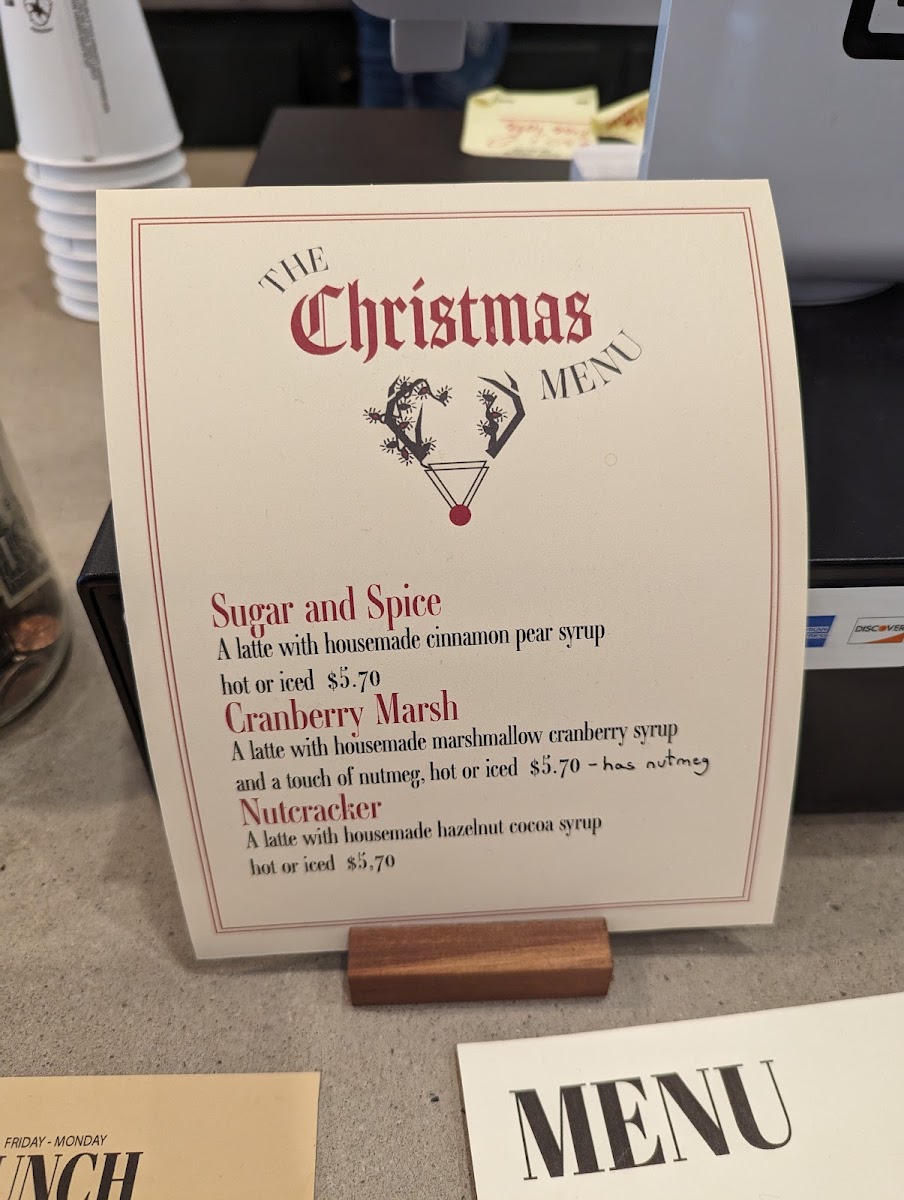 Menu Antler Specialty Goods-8