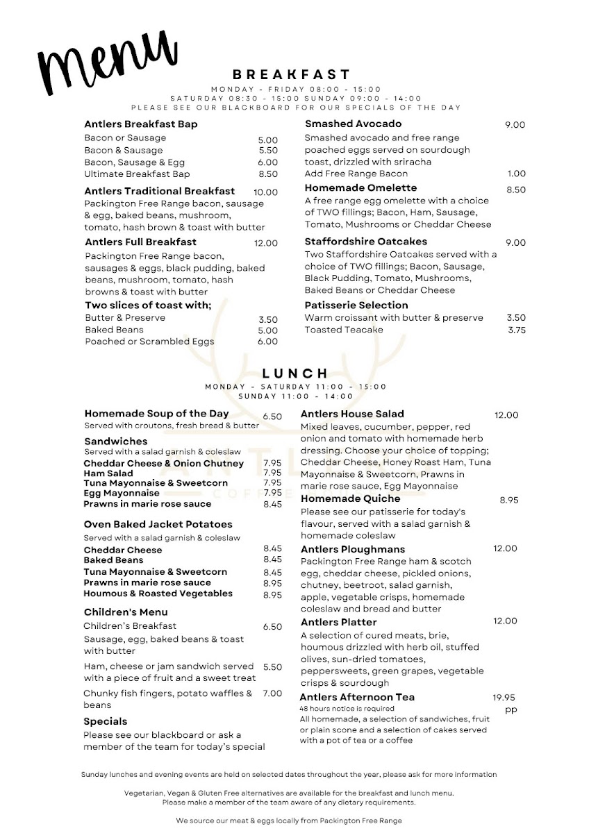Menu Antlers Coffee House-2