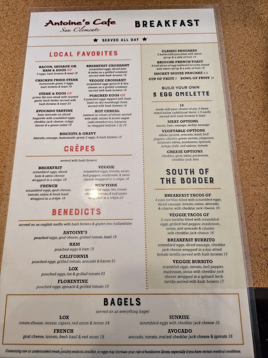 Menu Antoine's Cafe-3