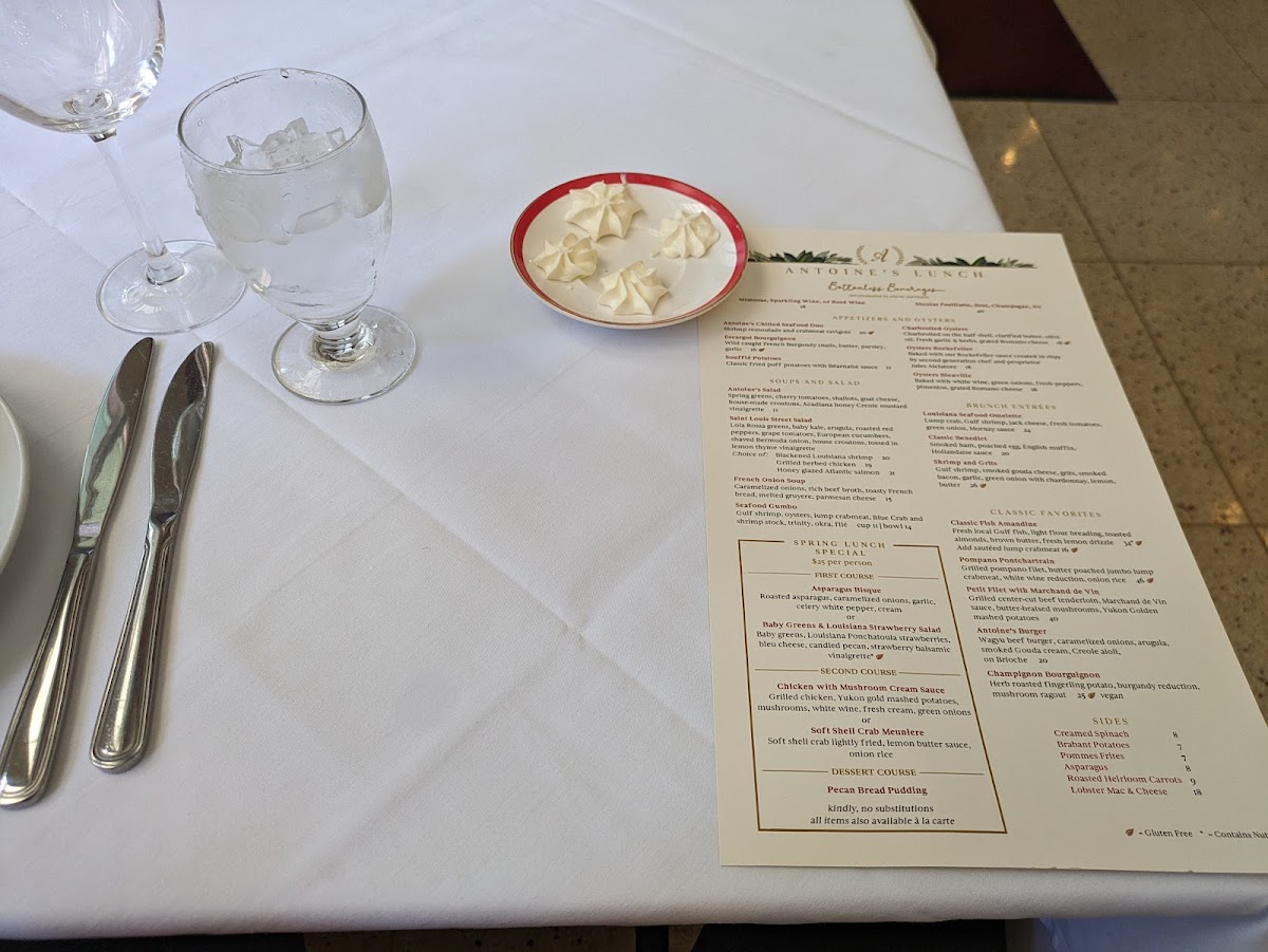 Menu Antoine's Restaurant-5