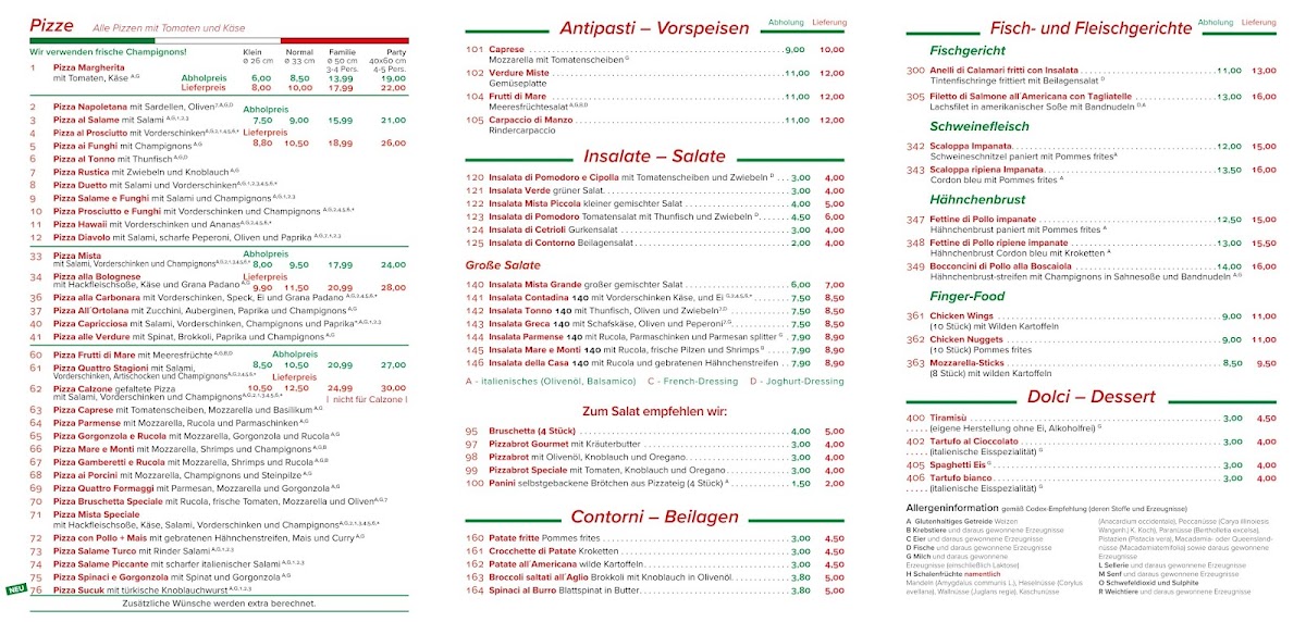 Menu Antonio Pizza Express-3
