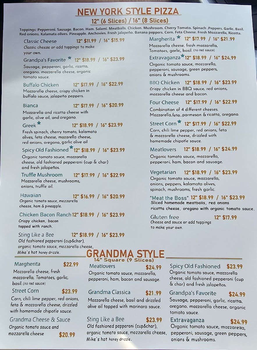 Menu Antonio's House Of Pizza-1