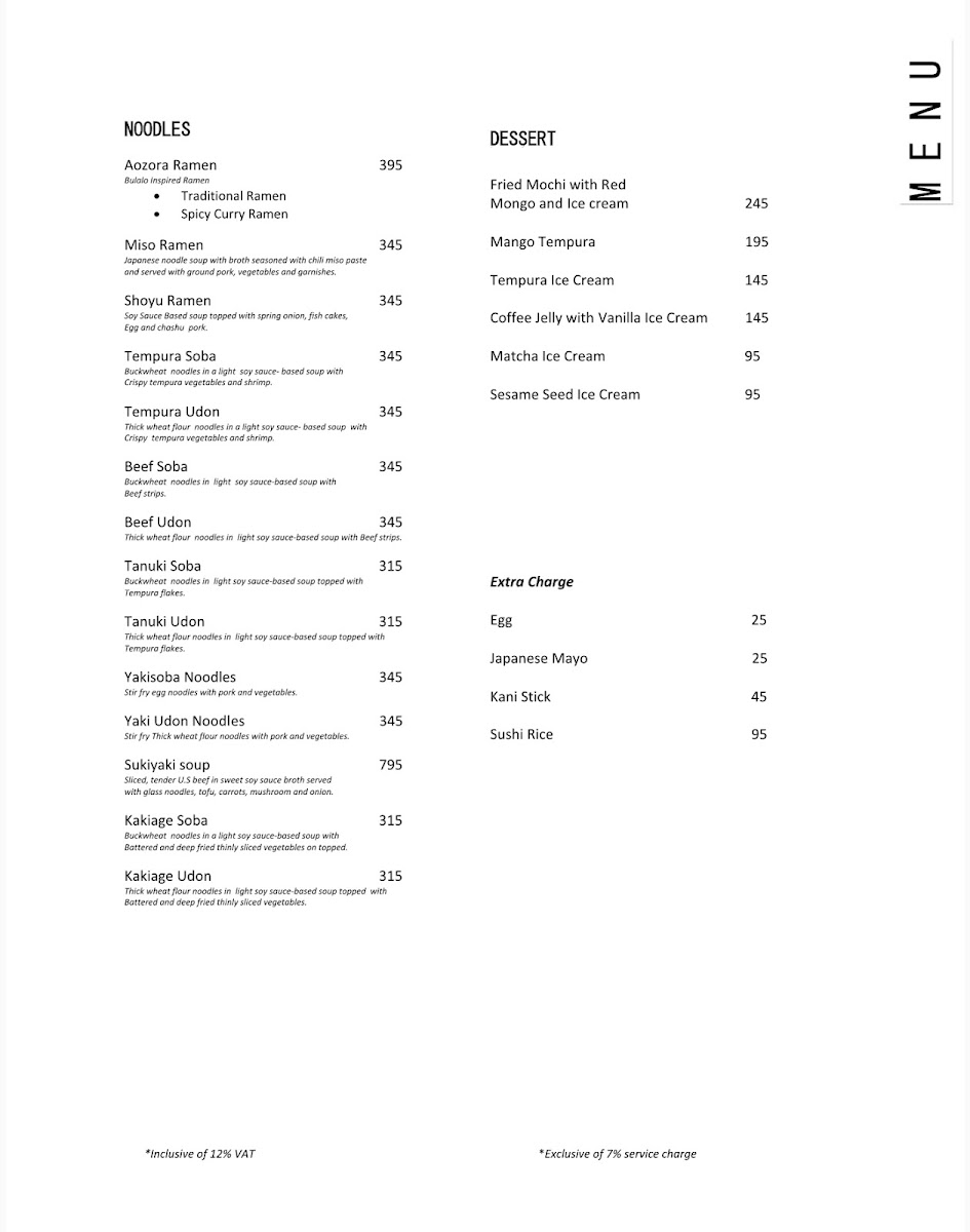 Menu Aozora At The Farm-7