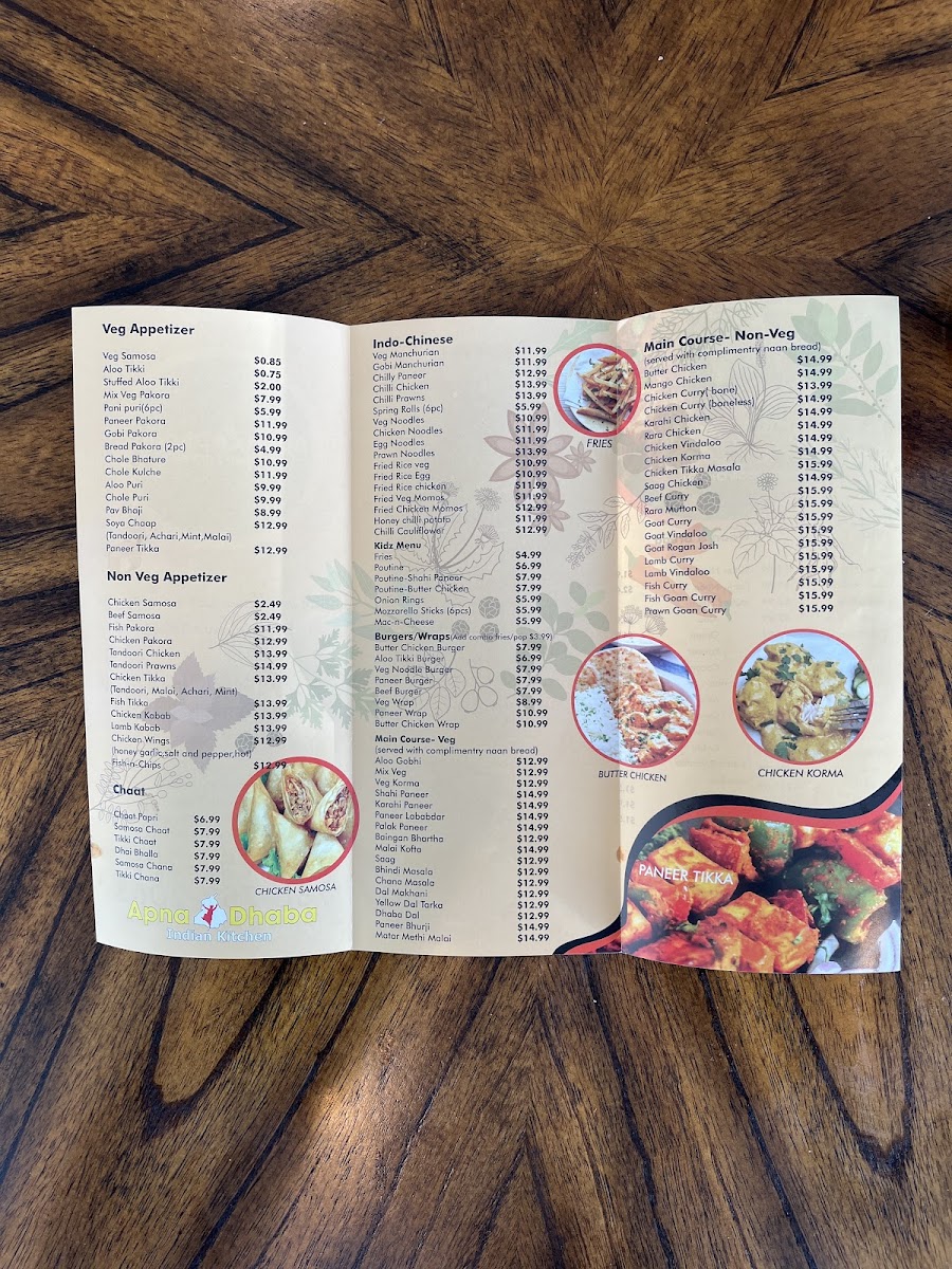 Menu Apna Dhaba Indian Kitchen-2