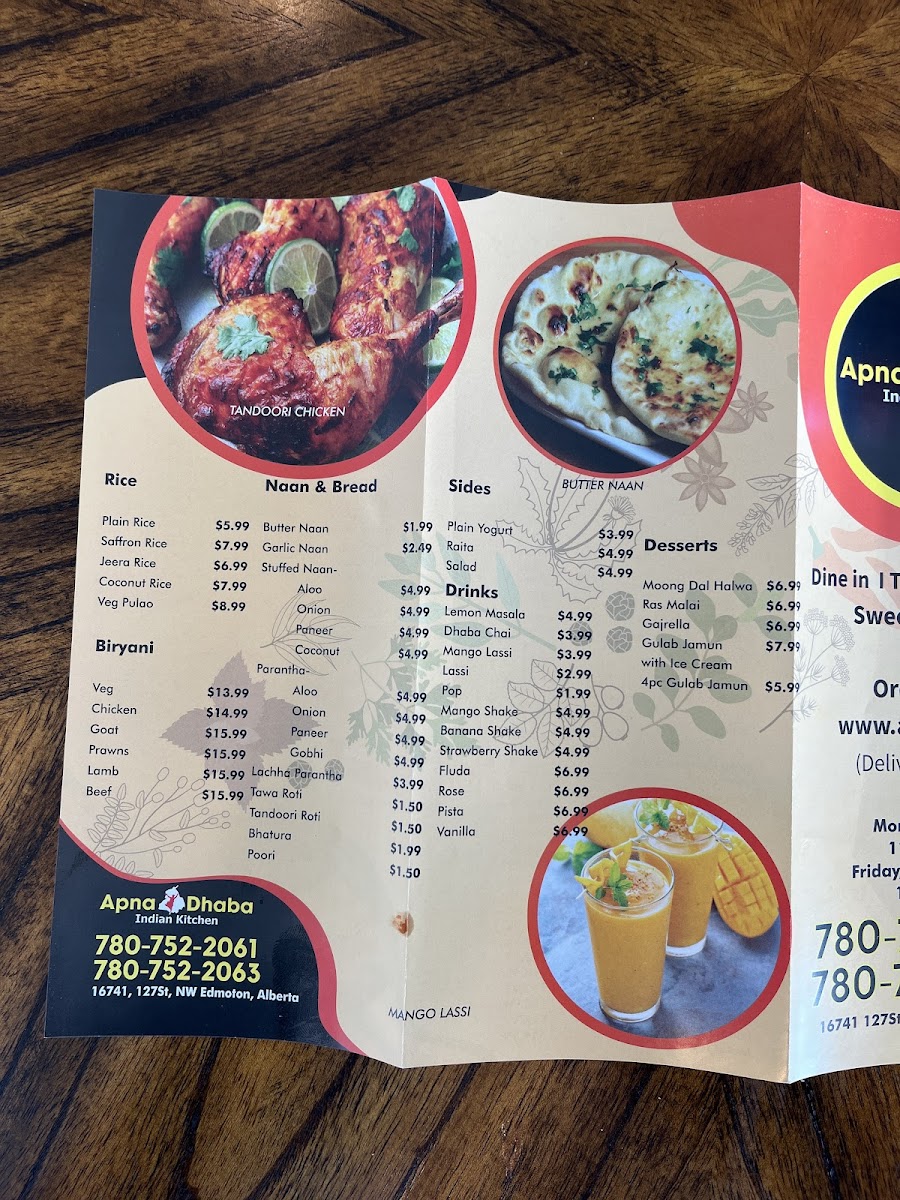 Menu Apna Dhaba Indian Kitchen-3