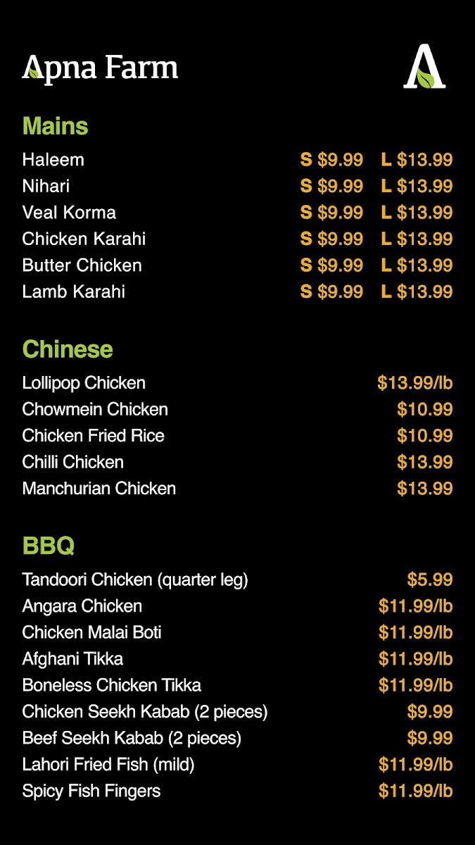 Menu Apna Farm's Kitchen-2