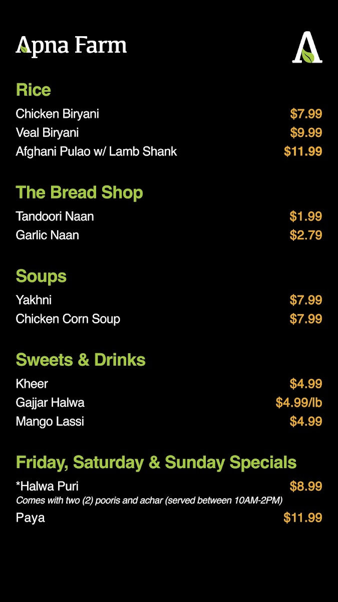 Menu Apna Farm's Kitchen-4
