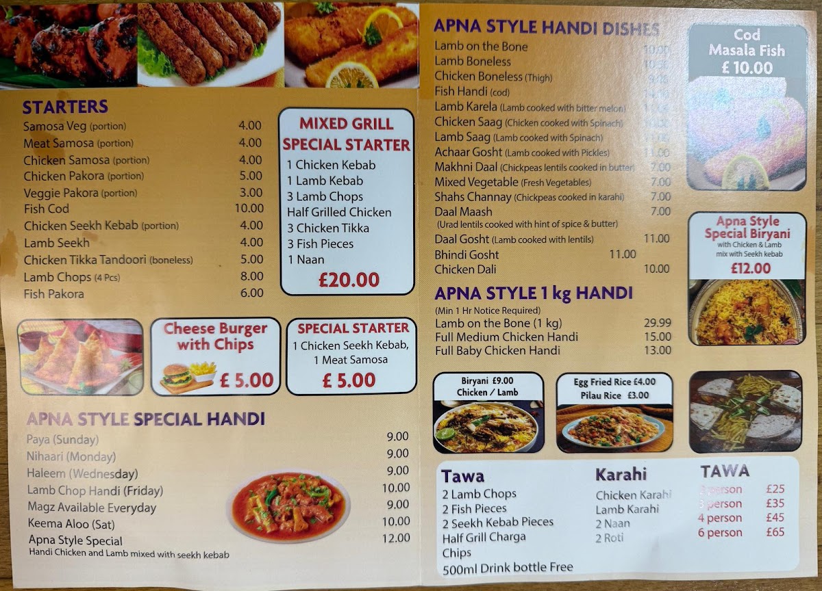 Menu Apna Style-1