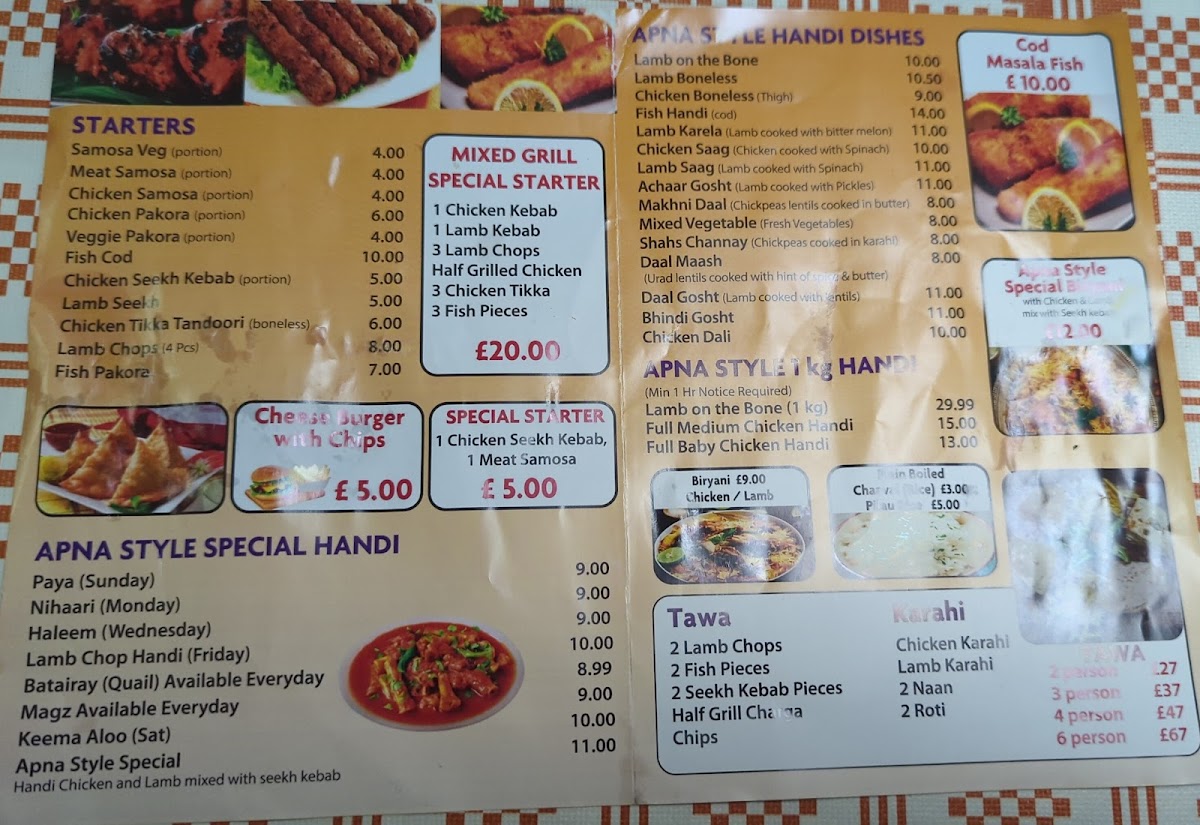 Menu Apna Style-3