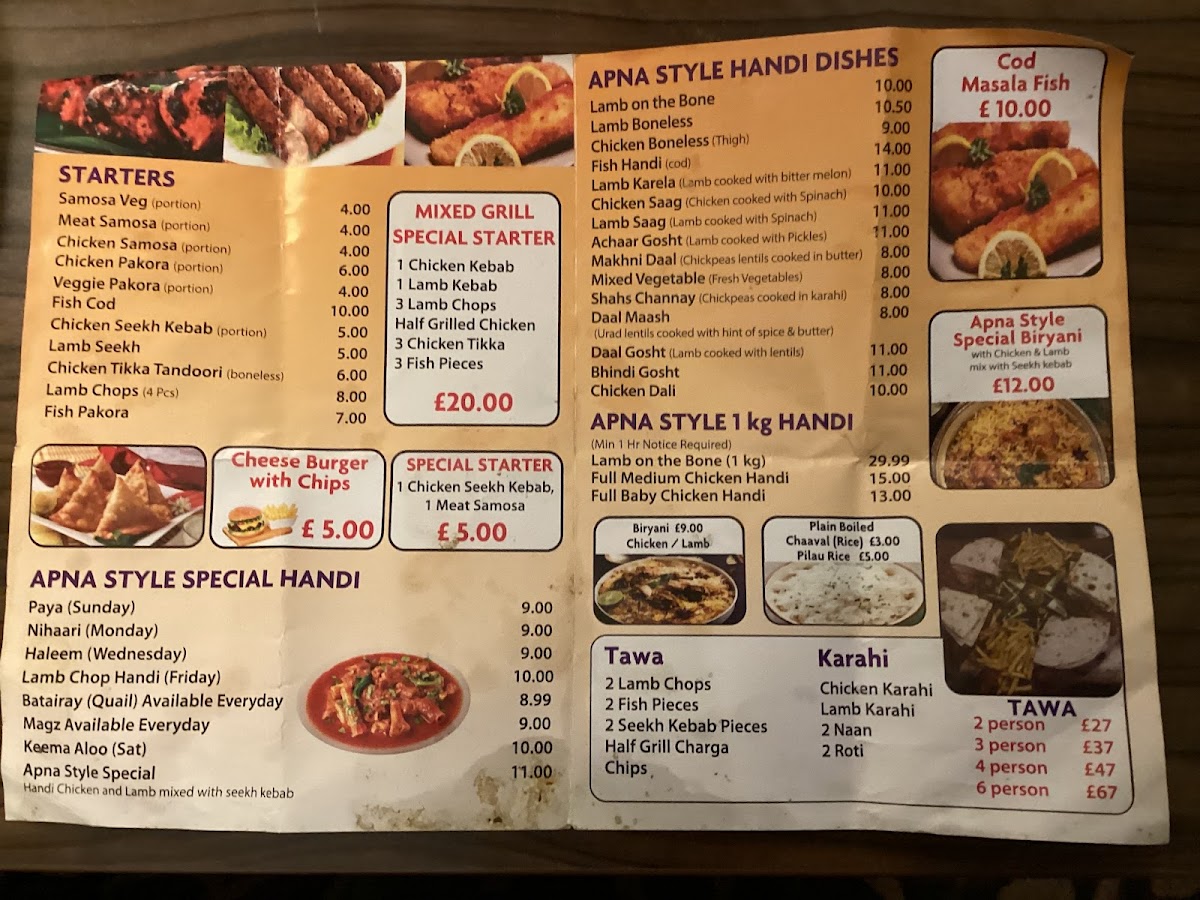 Menu Apna Style-4