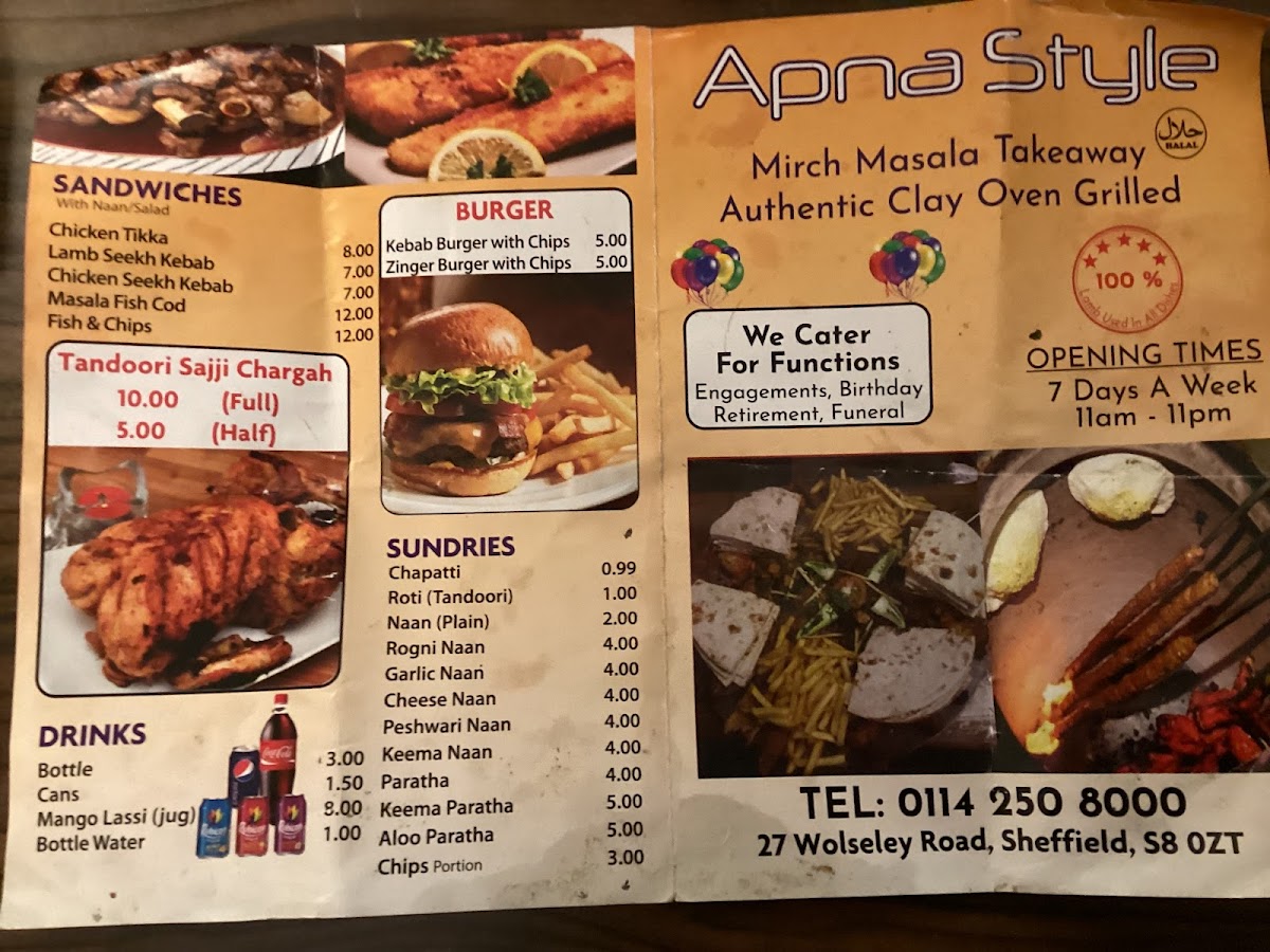 Menu Apna Style-6