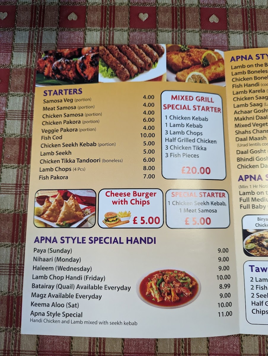 Menu Apna Style-7