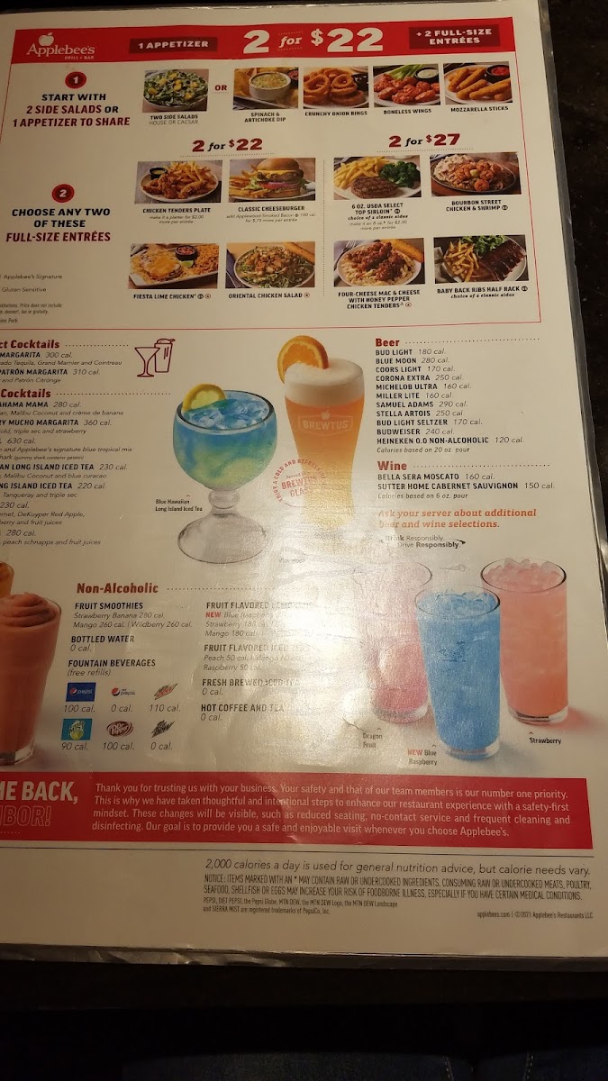 Menu Applebee's Grill + Bar-4