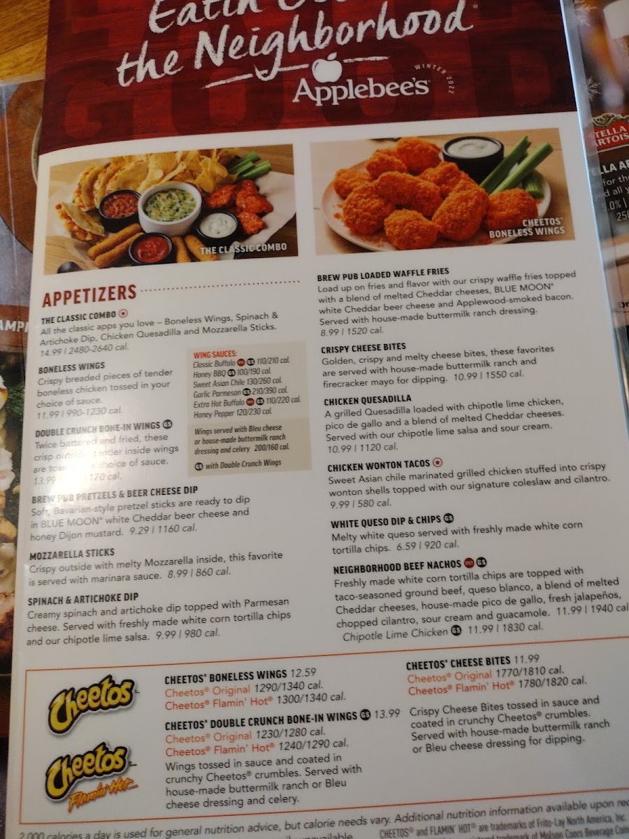 Menu Applebee's Grill + Bar-7