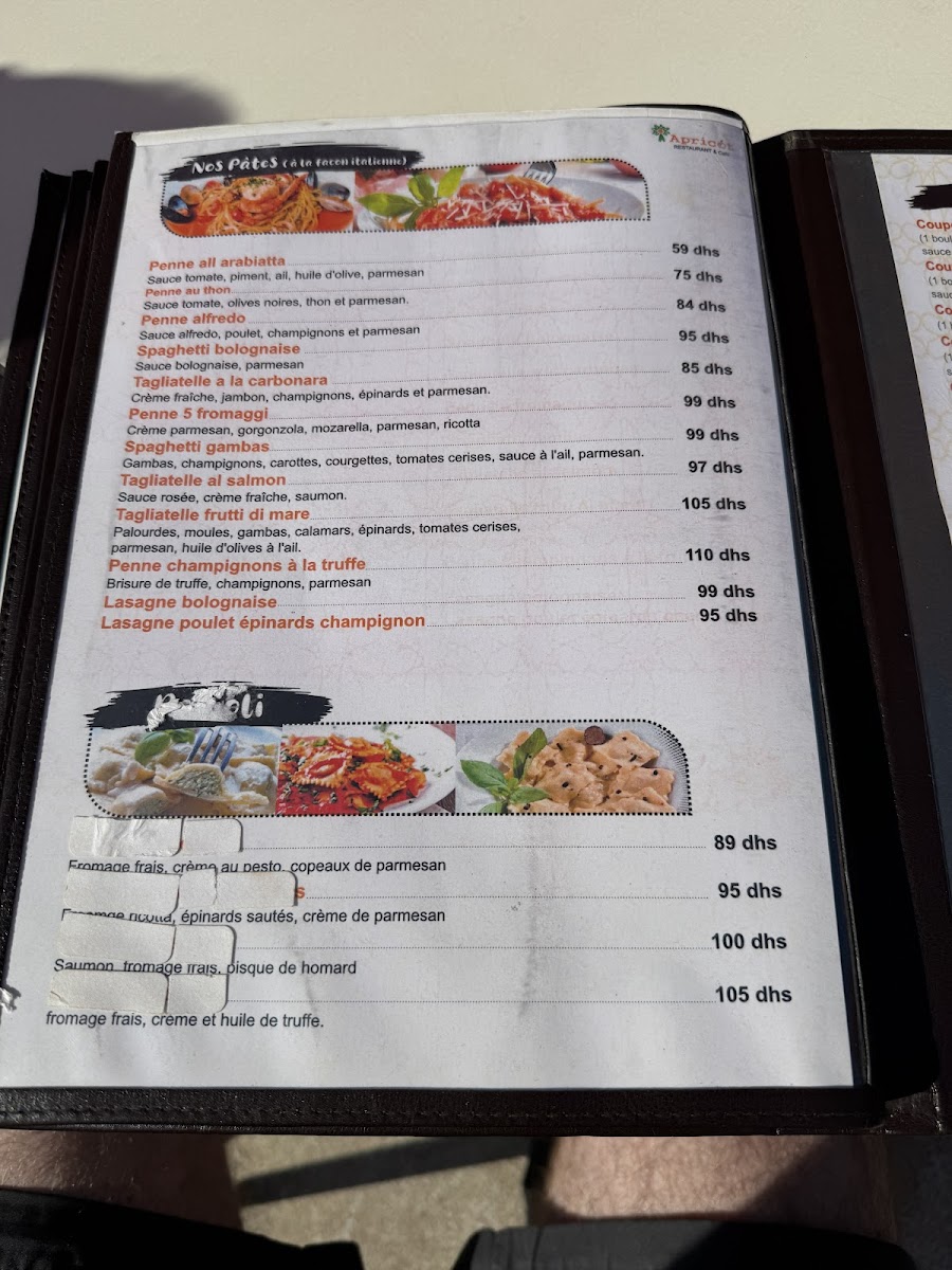 Menu Apricot-9