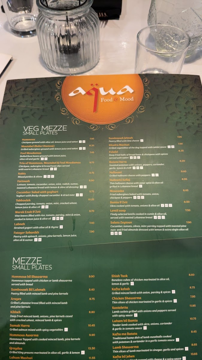Menu Aqua Food & Mood Lebanese Restaurant-1