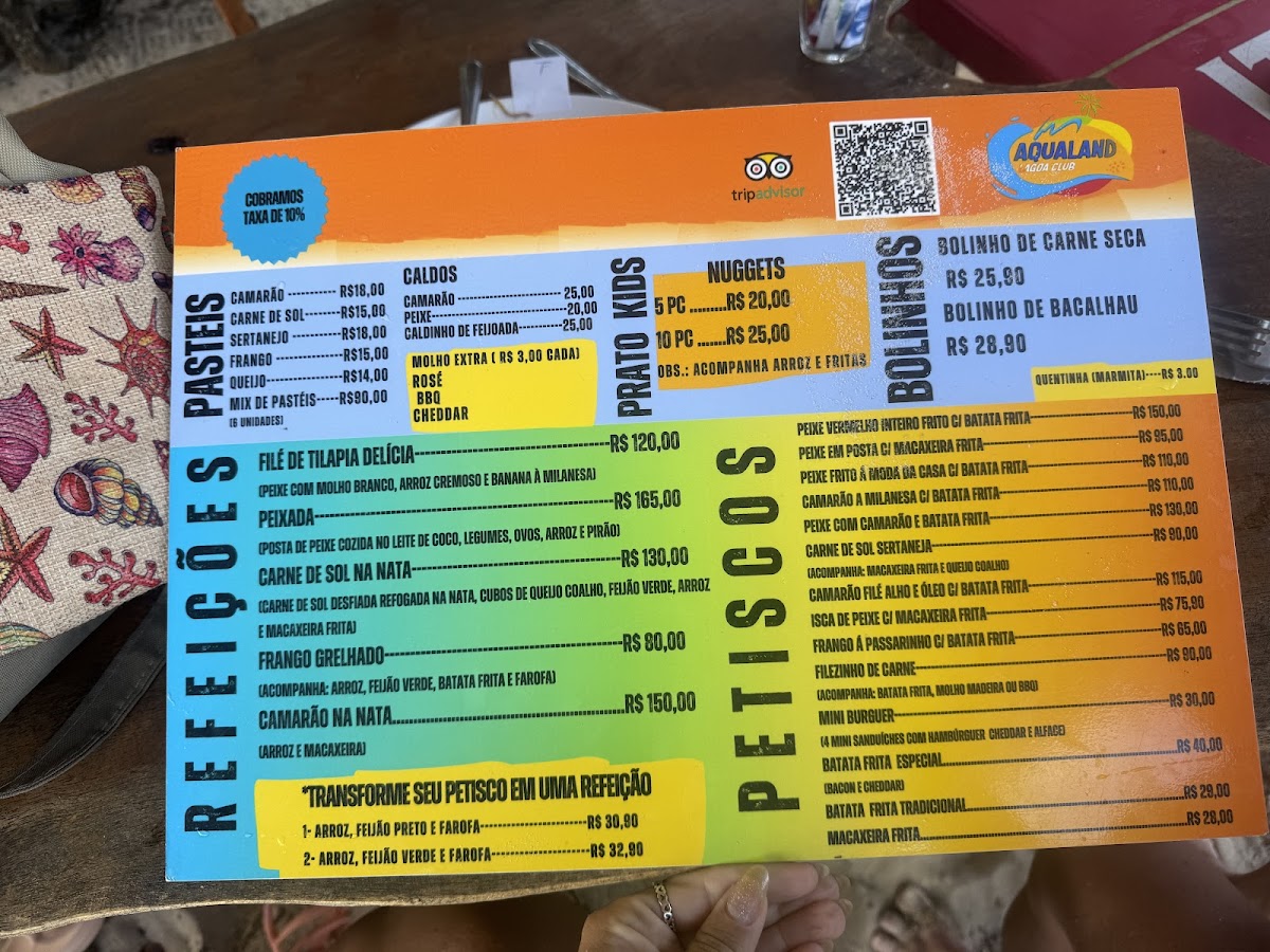 Menu Aqualand Lagoa Club-2