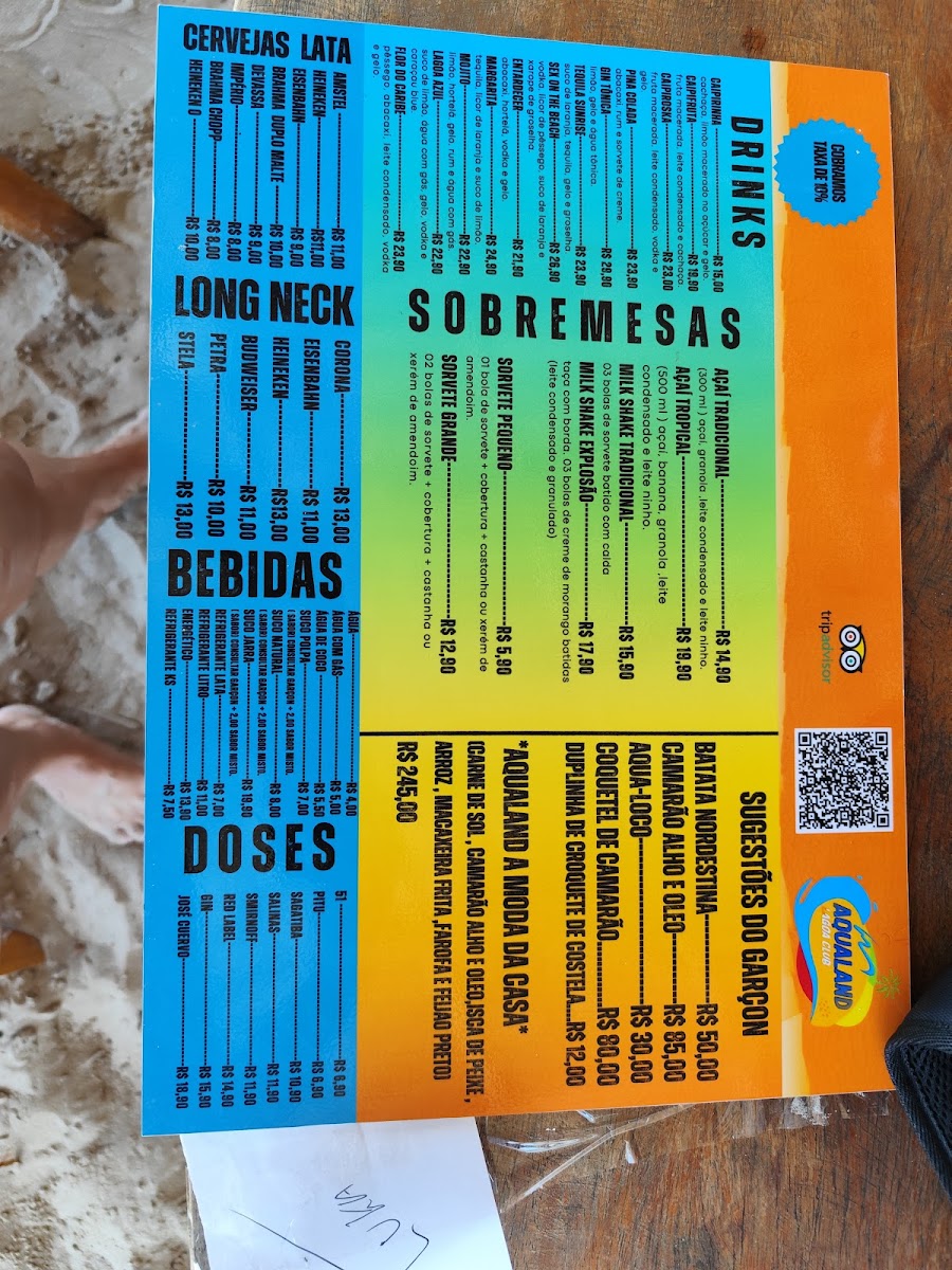 Menu Aqualand Lagoa Club-3