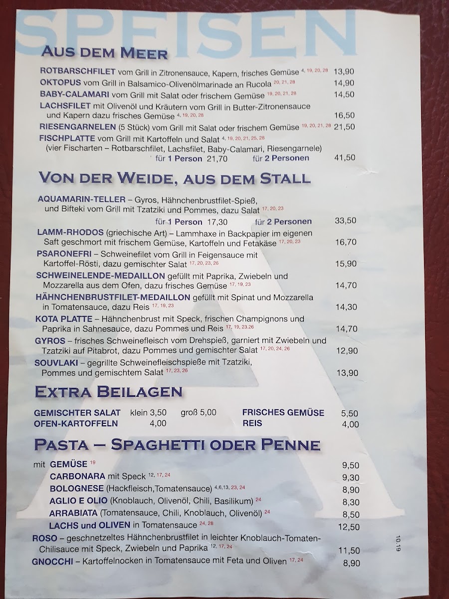 Menu Aquamarin Restaurant-3