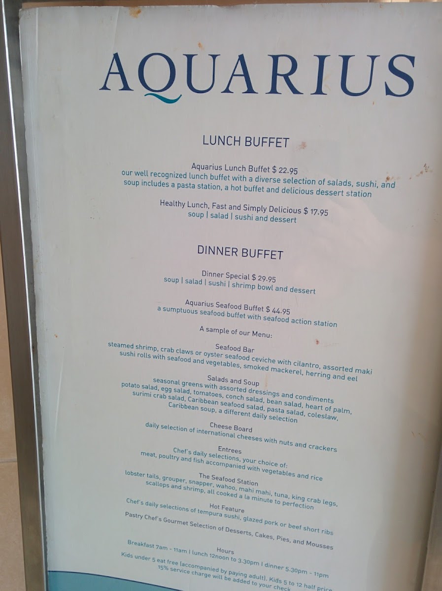 Menu Aquarius-2