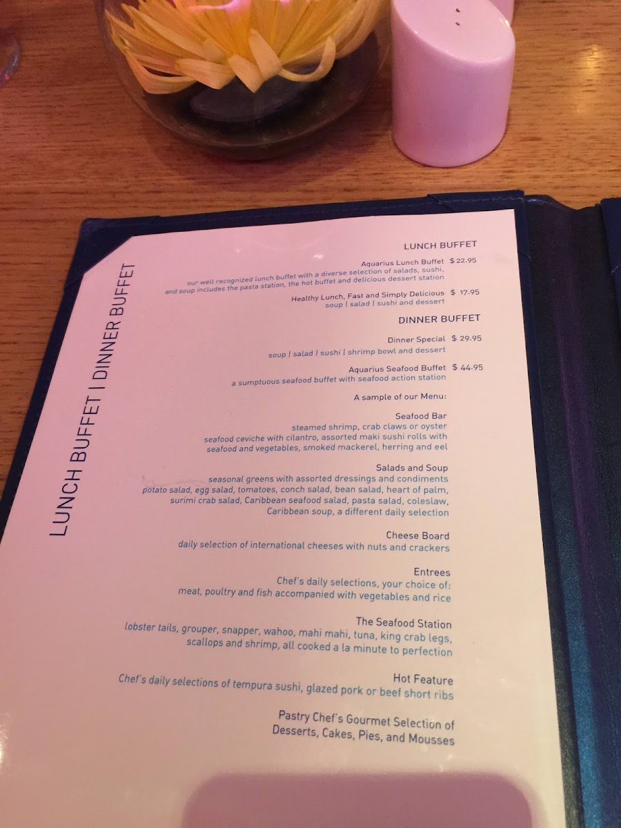 Menu Aquarius-3