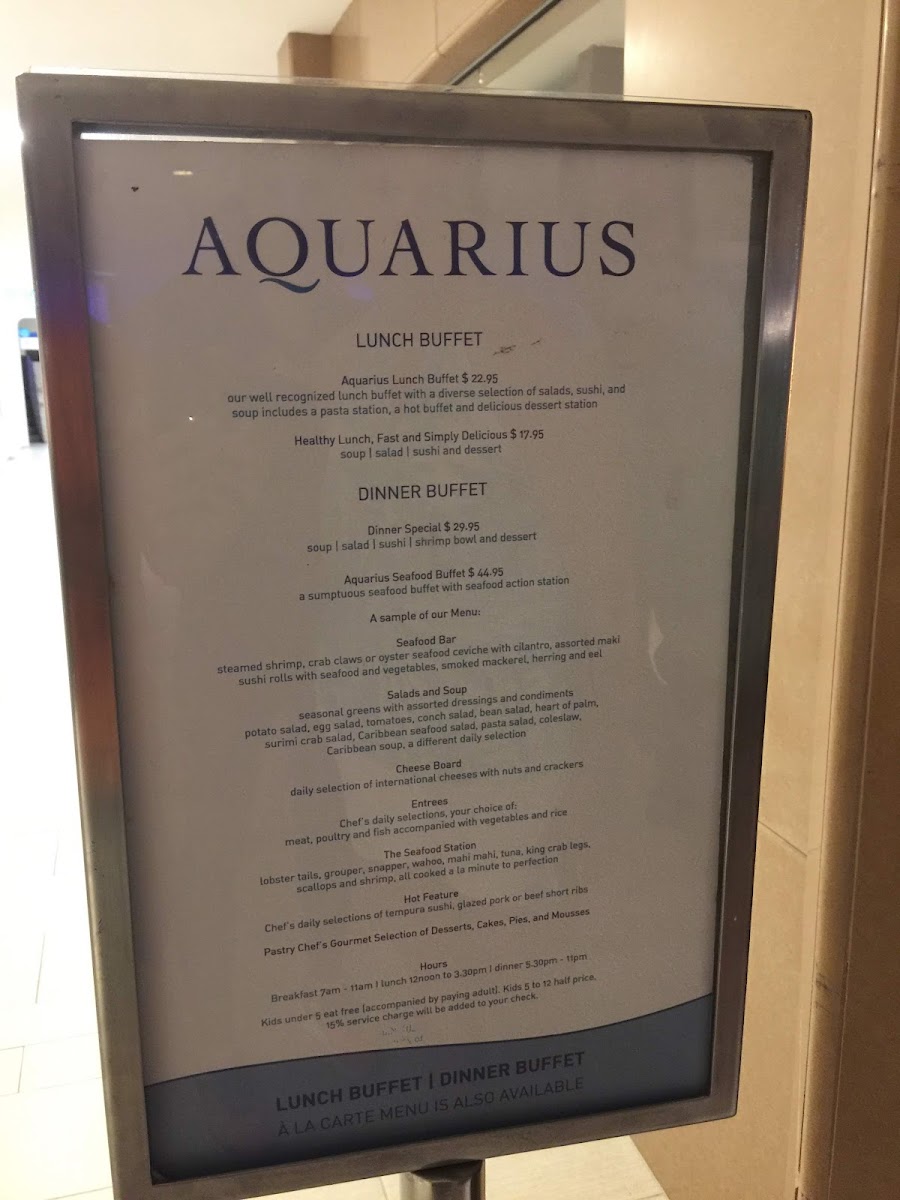 Menu Aquarius-4