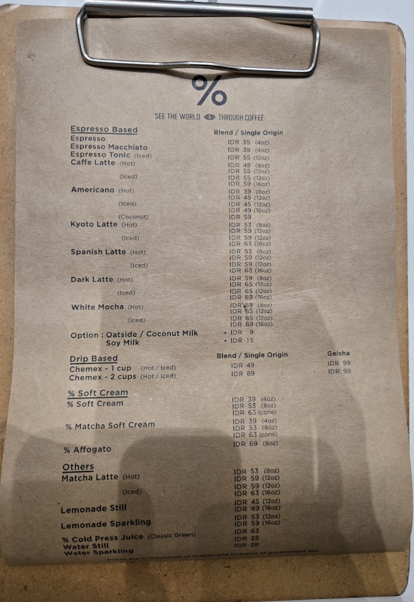 Menu % Arabica Jakarta Central Park-2