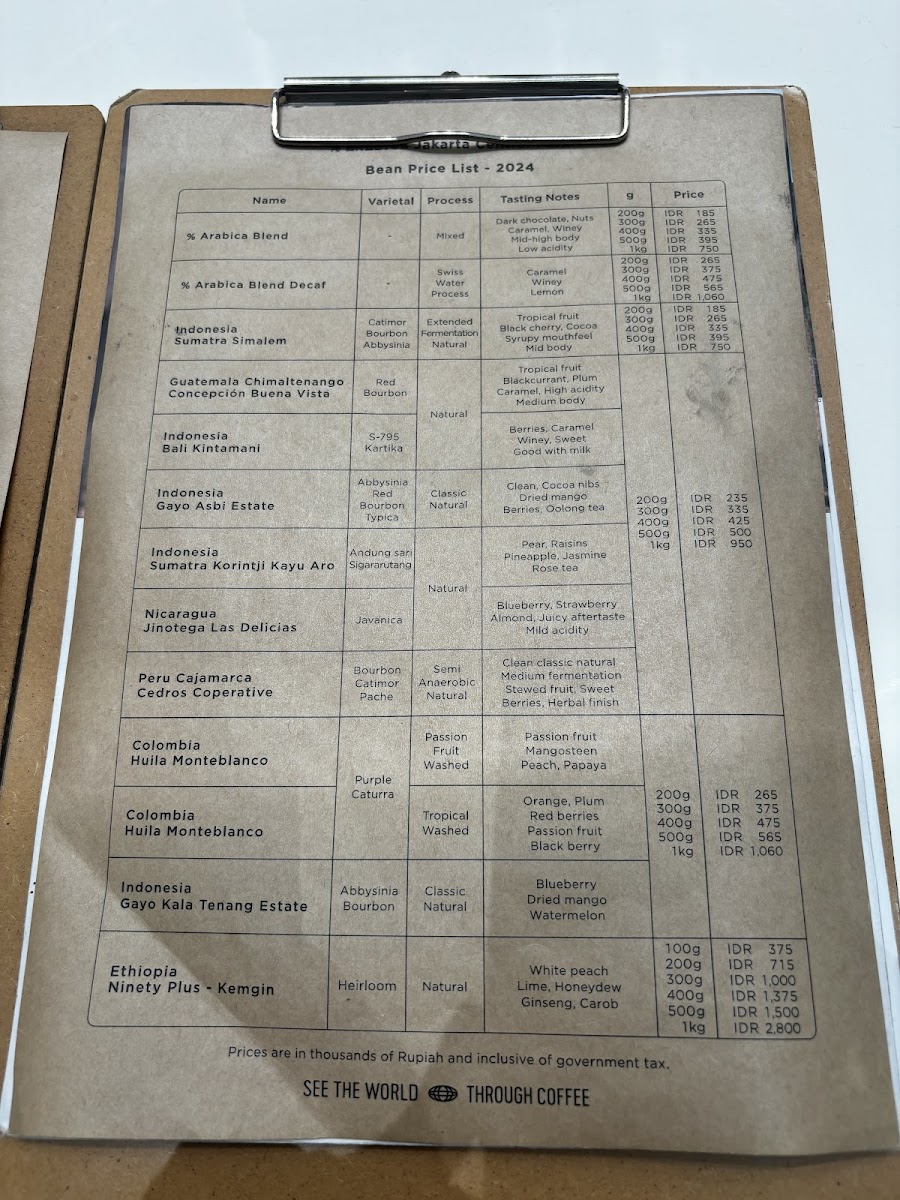 Menu % Arabica Jakarta Central Park-7