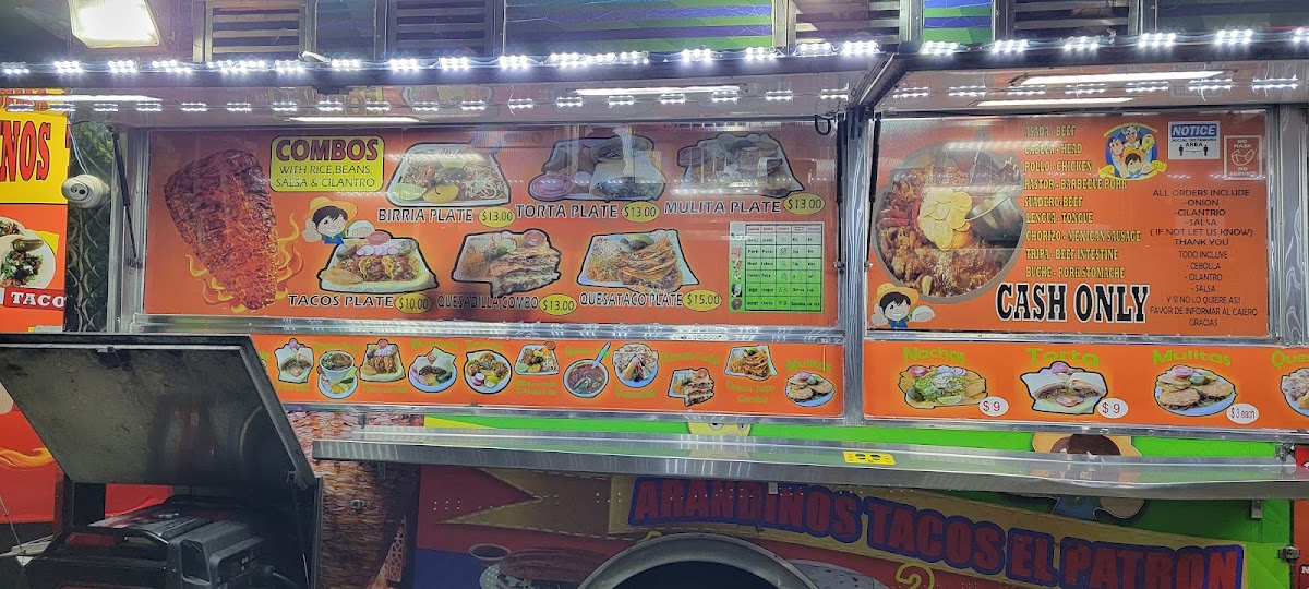 Menu Arandinos Tacos El Patron-7