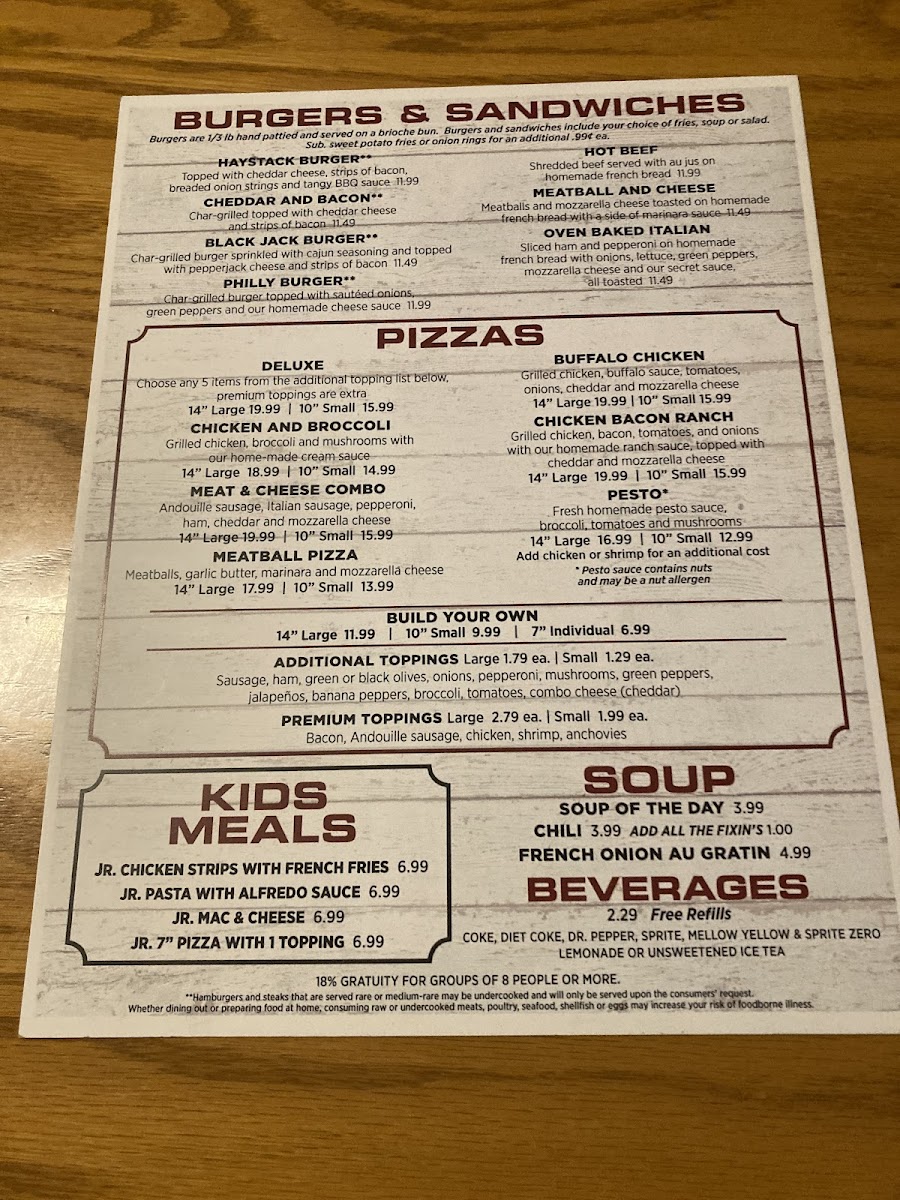 Menu Arbuckles Eatery & Pub-7