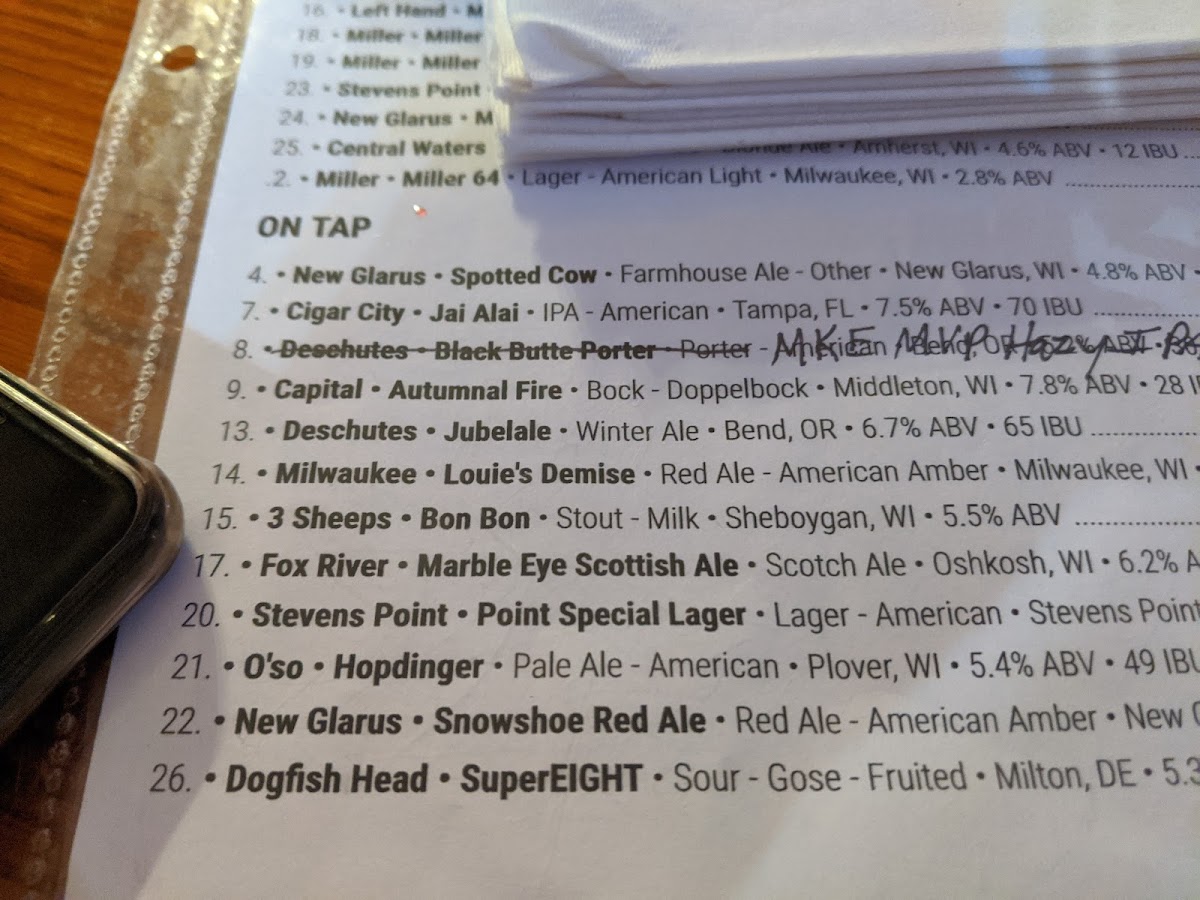 Menu Arbuckles Eatery & Pub-9
