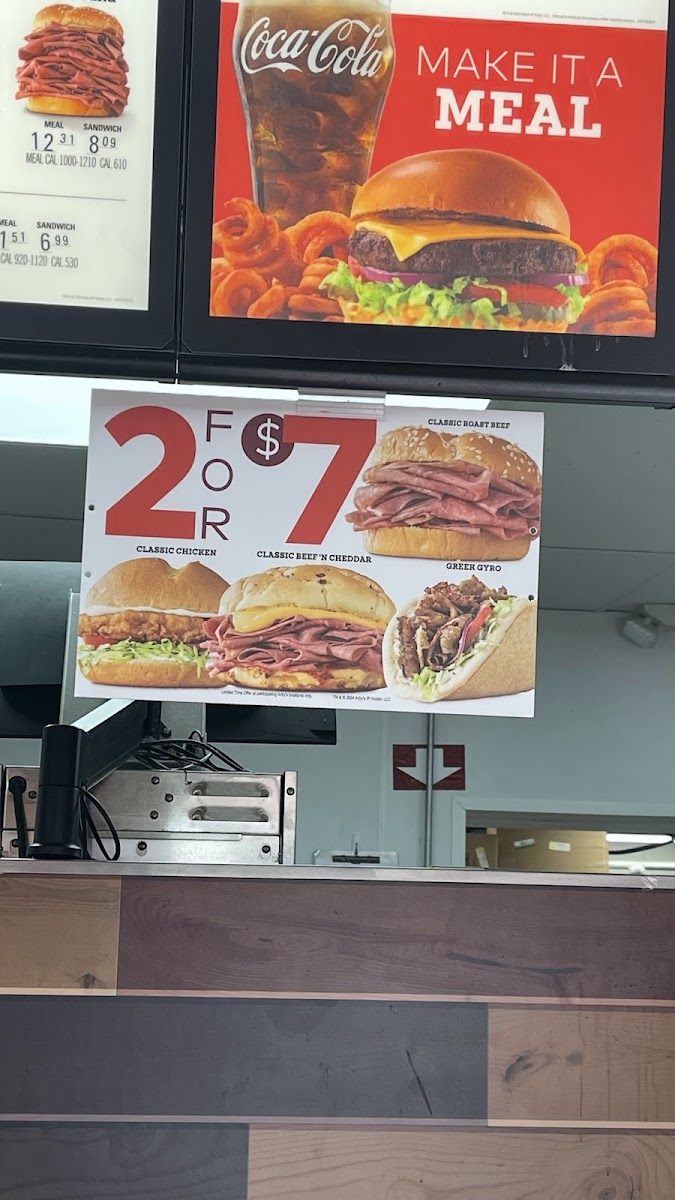 Menu Arby's-1