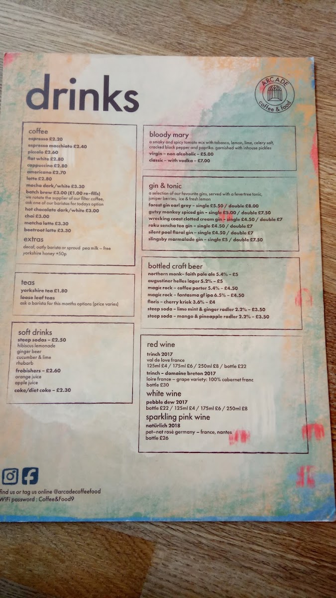 Menu Arcade Coffee & Food-10