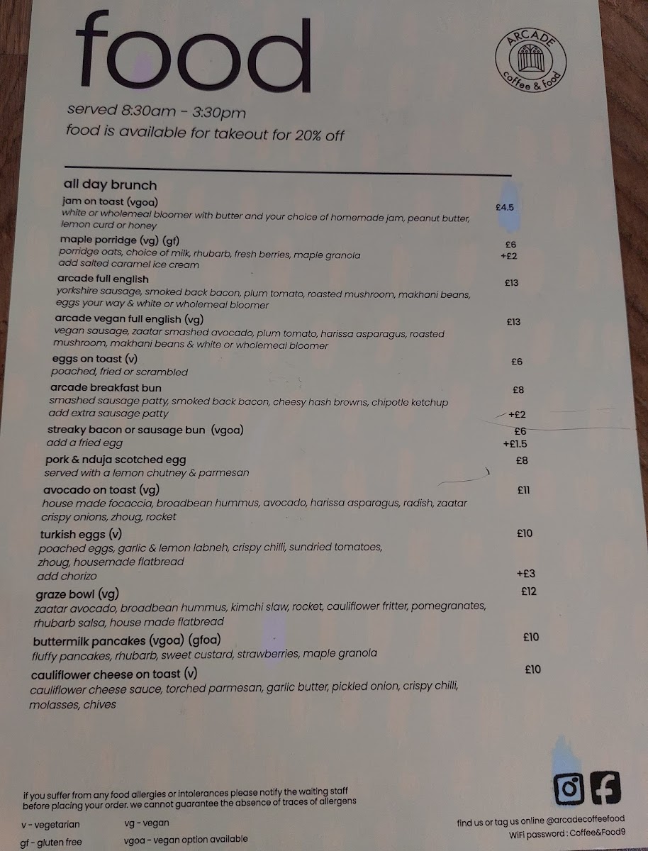 Menu Arcade Coffee & Food-3