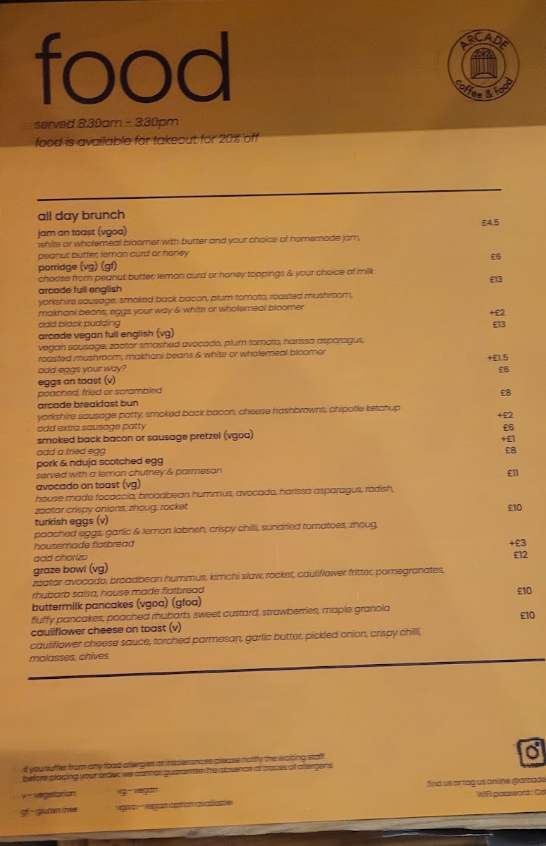 Menu Arcade Coffee & Food-4