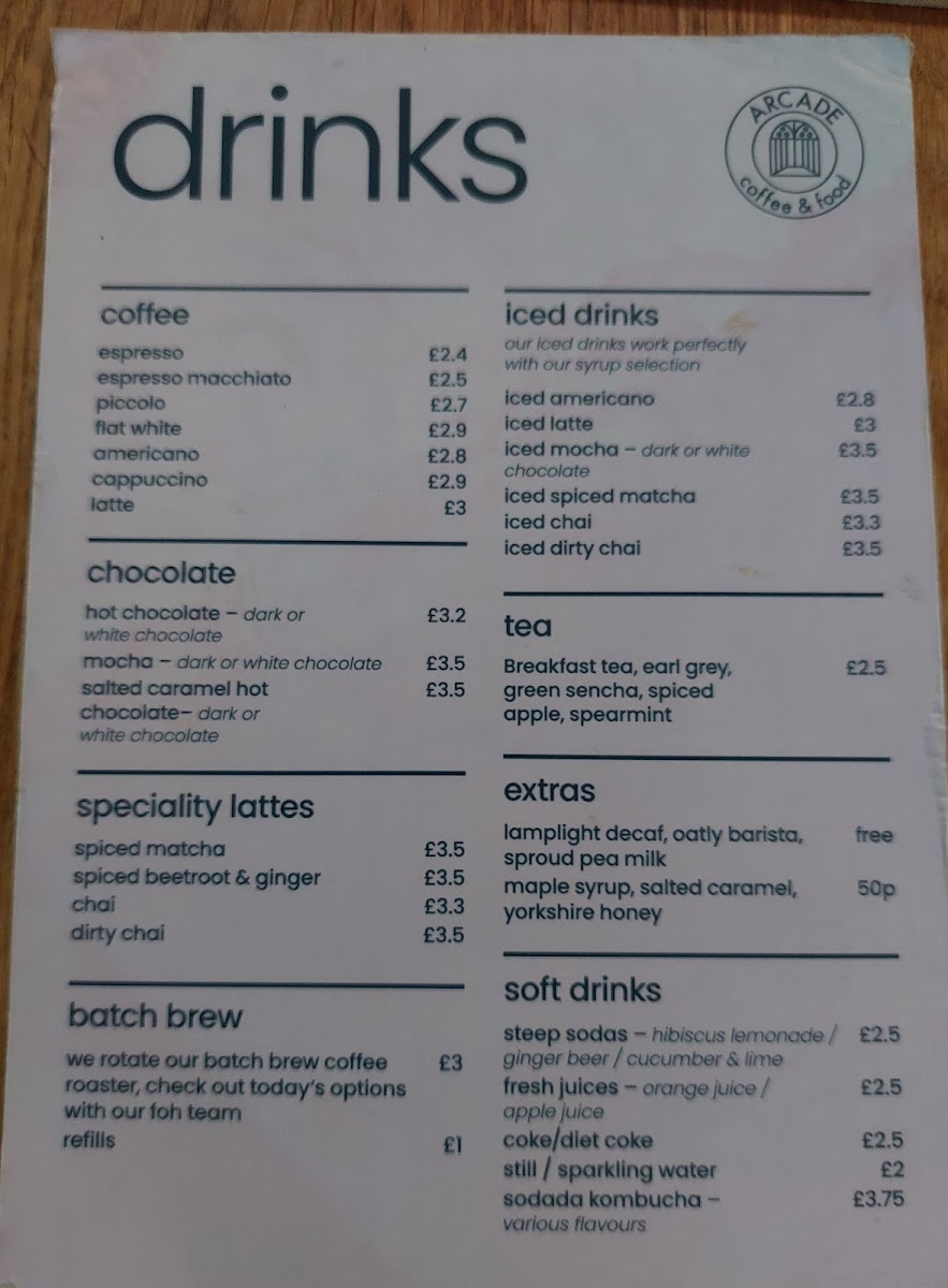 Menu Arcade Coffee & Food-6