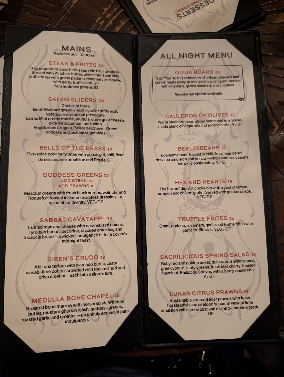 Menu Arcana Food And Spirits-4