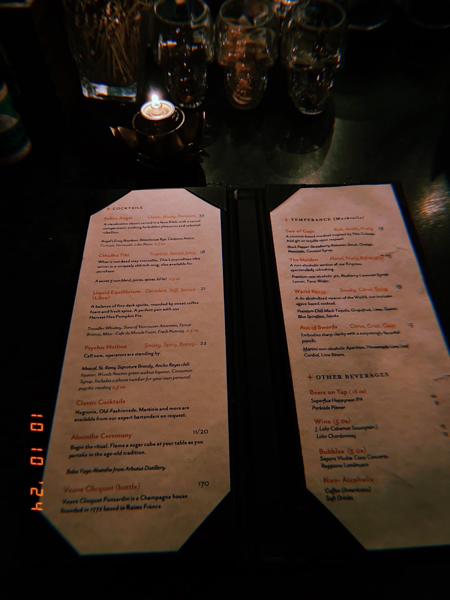 Menu Arcana Food And Spirits-5