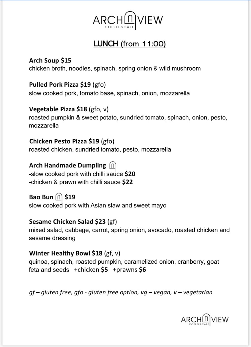 Menu Arch View Cafe-3