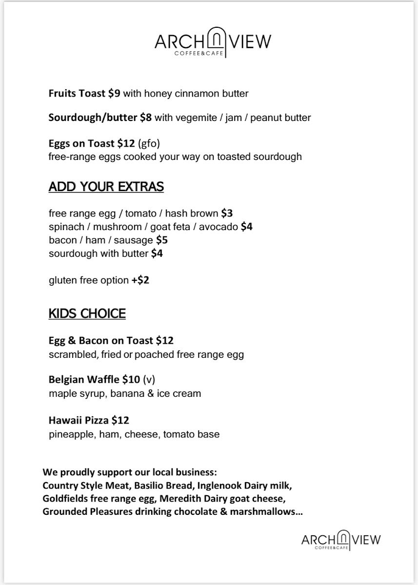 Menu Arch View Cafe-5
