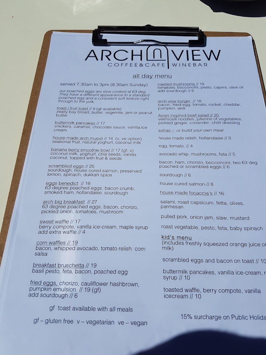 Menu Arch View Cafe-6