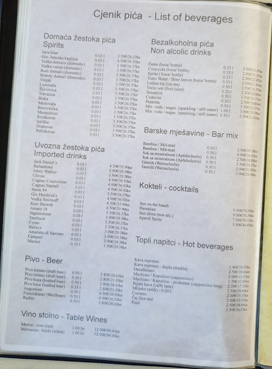 Menu 'žardin' Traditional Restaurant-5
