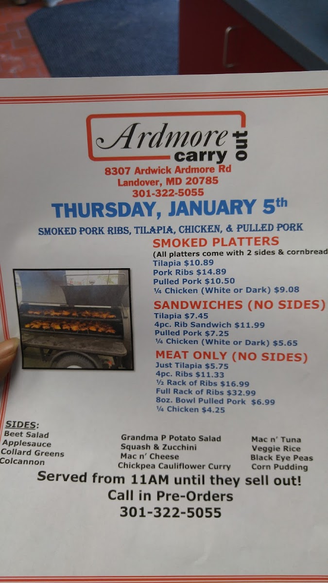 Menu Ardmore Carry Out-3