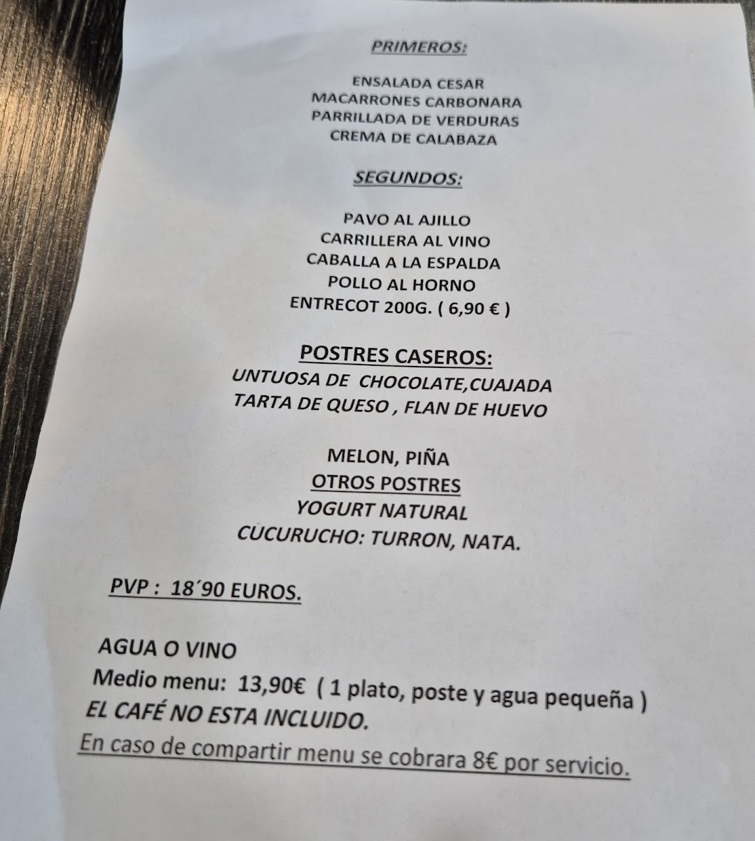 Menu Area 62 El Pueyo-1
