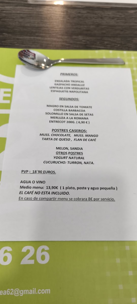 Menu Area 62 El Pueyo-8