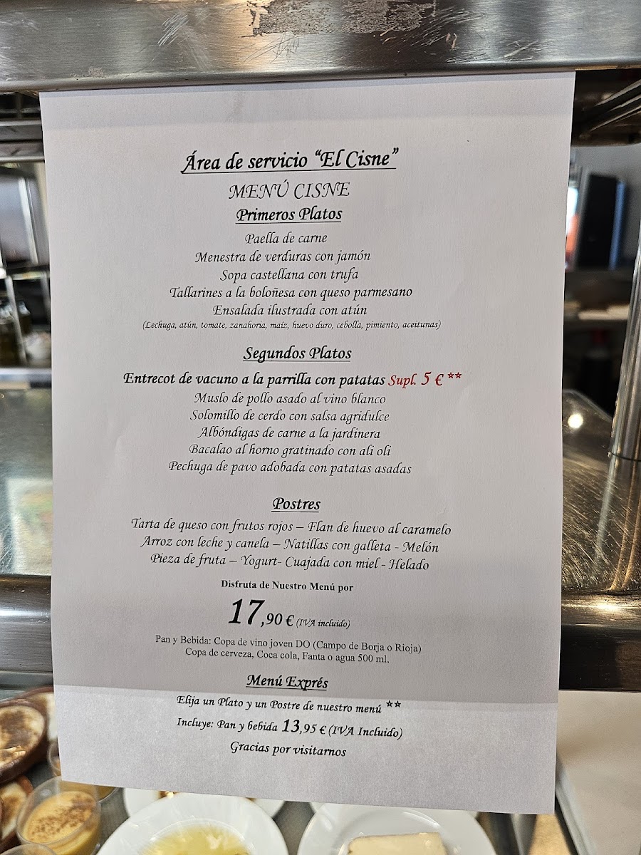 Menu Área De Servicio Aragonesas-2